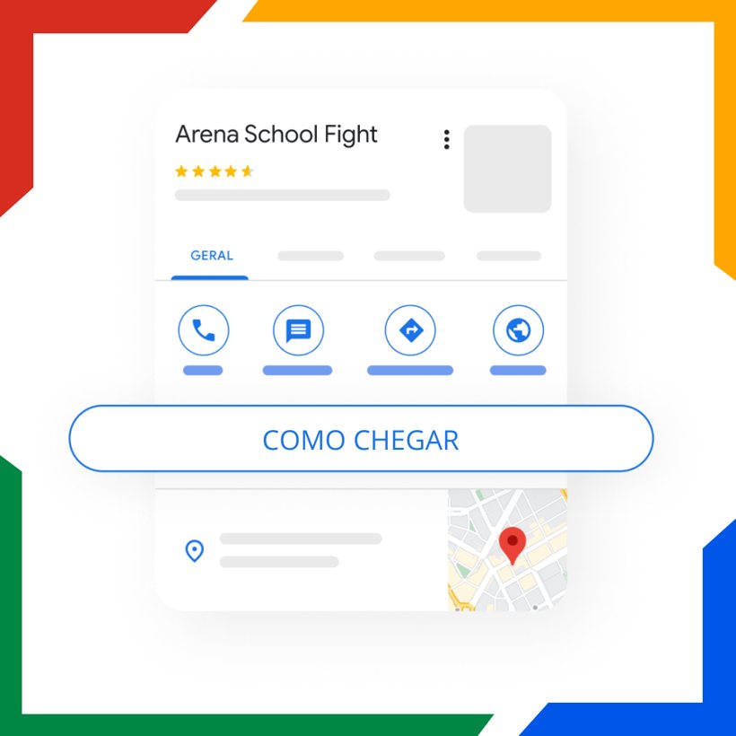 Rotas até a sua porta no perfil do Google